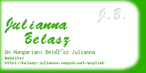 julianna belasz business card